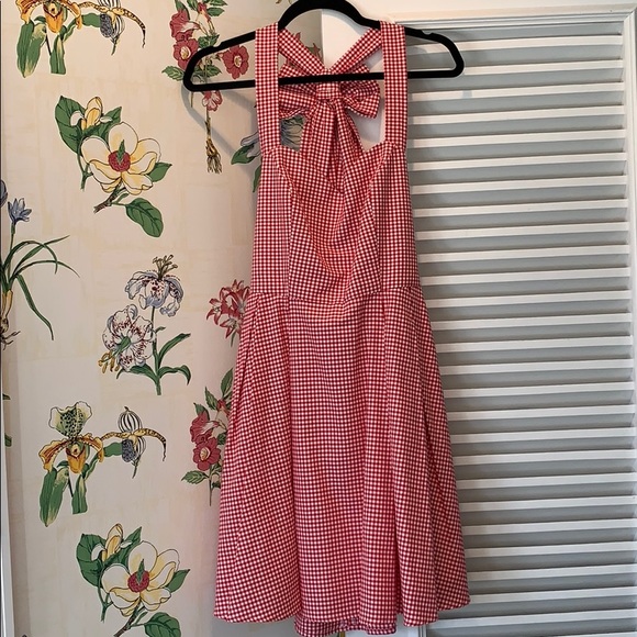 Lauren James Dresses & Skirts - Lauren James Red Gingham Livingston Dress, Medium